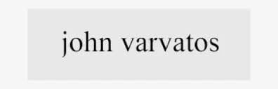 john varvatos | جون فارفاتوس