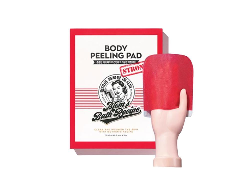 ليفة تقشير الجسم مومز باث القوية للعناية العميقة