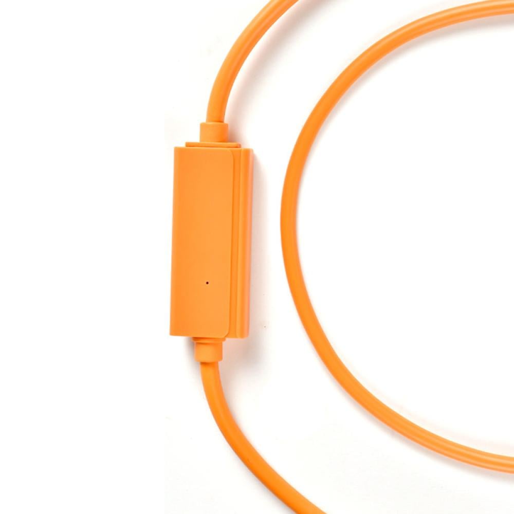 كيبل سلك من الكاميره الى لابتوب او الكبيوتر بطول 5 متر برتقالي من Type-C الى Type-C بجودة عالية