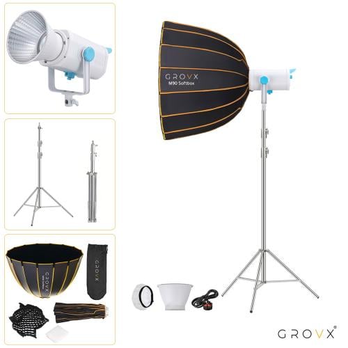 باكيج إضاءة استوديو احترافي GROVX BF واط 320 VL 30...