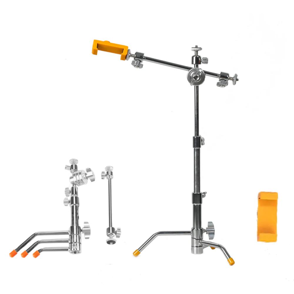 MeKing C Stand Mini Mobile Phone Holder or Light Heavy Duty Stainless Steel Original