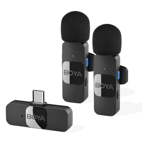 ميكروفون مايك BOYA Type-C مزدوج ميكروفون BOYA BY-V...