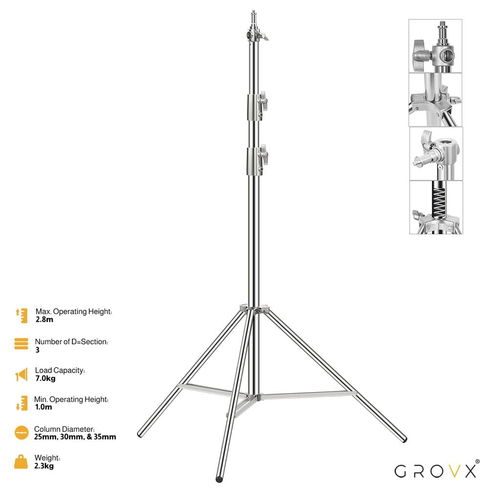 باكيج إضاءة استوديو احترافي GROVX BF واط 320 VL 300 LED Bi-Color شامل ملحقات كاملة اوكتا ديب سوفت و استاند تصوير ثنائية اللون 2700K-6500K