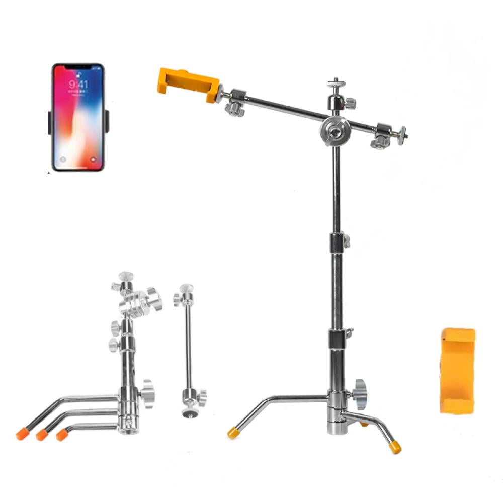 MeKing C Stand Mini Mobile Phone Holder or Light Heavy Duty Stainless Steel Original