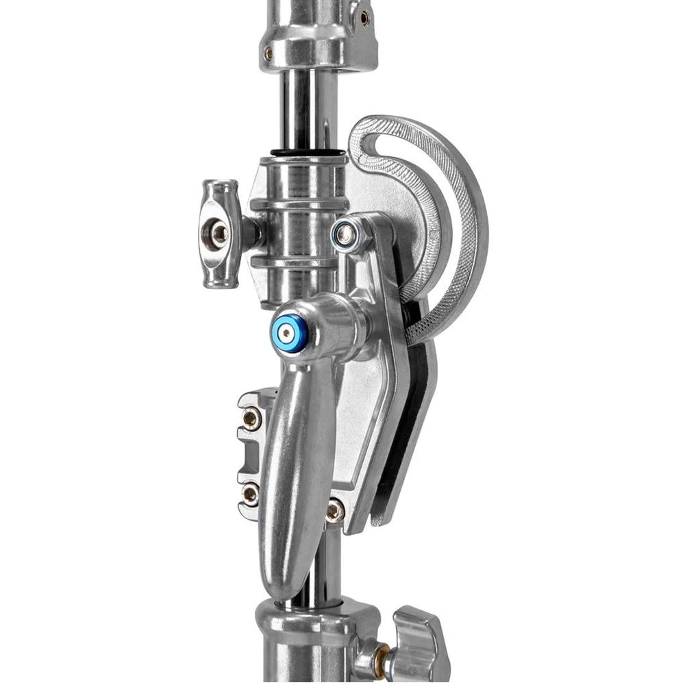 حامل و ستاند إضاءة تصوير بوم جينبي مصنوع من ستانلس ستيل المقاوم للصدأ عالي التحمل وقوي M-8 2-in-1