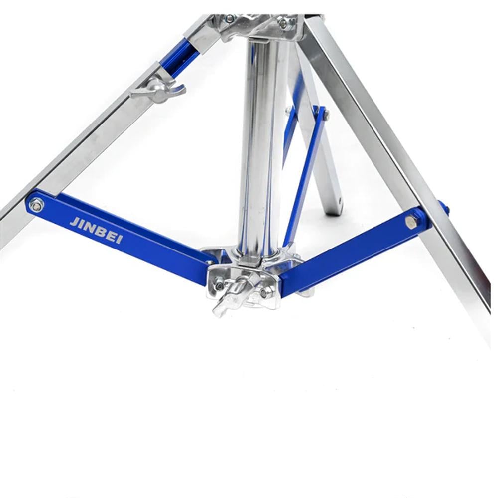 حامل و ستاند إضاءة تصوير بوم جينبي مصنوع من ستانلس ستيل المقاوم للصدأ عالي التحمل وقوي M-8 2-in-1