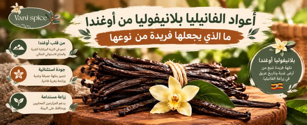 أعواد الفانيليا بلانيفوليا من أوغندا ما الذي يجعلها فريدة من نوعها