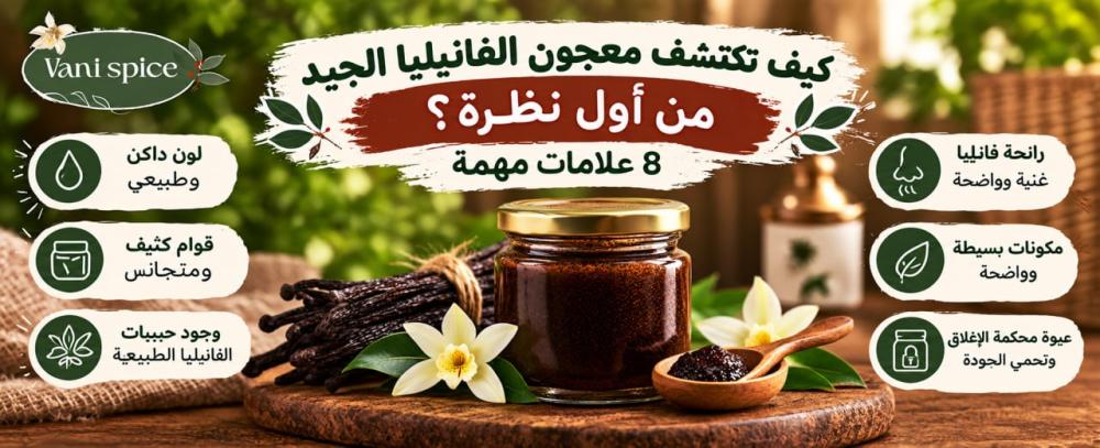 كيف تكتشف معجون الفانيليا الجيد من أول نظرة؟ 8 علامات مهمة