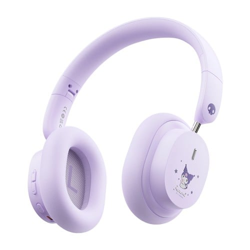 سماعة رأس لاسلكية قوية في العزل والاستماع والمايك لون ارجواني BASEUS BOWIE D05