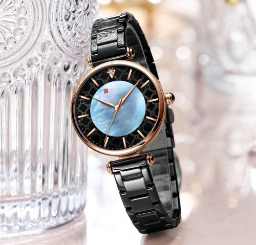 ساعة يد نسائية كلاسيكية ماركة CURREN موديل 9072