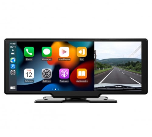 داش كام امامي وخلفي 4K مع شاشة ابل كار بلاي واندرويد اوتو