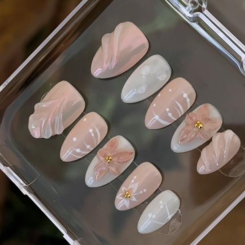 pink fairy nails