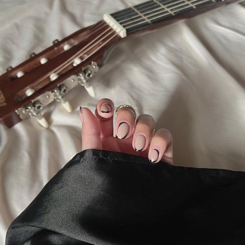 Black swirls