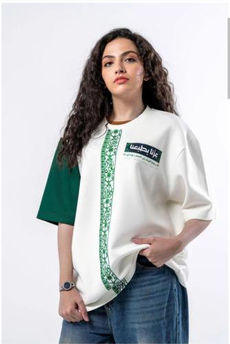 تيشيرت اليوم الوطني السعودي نسائي