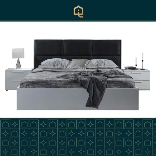 غرفه نوم رئيسية باللون الابيض