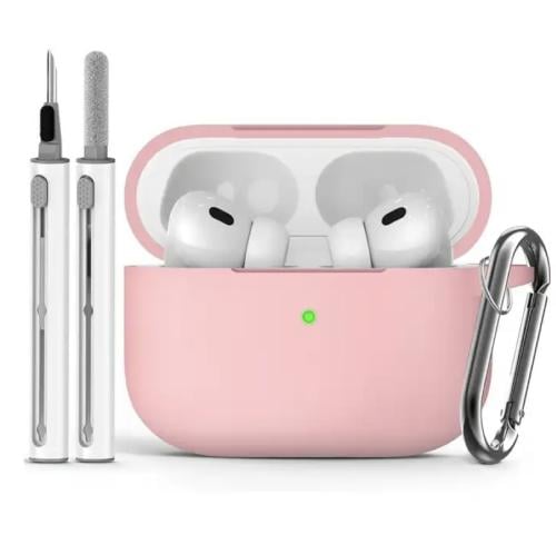 غطاء حافظة AirPods Pro مع مجموعة منظف ، حافظة واقي...