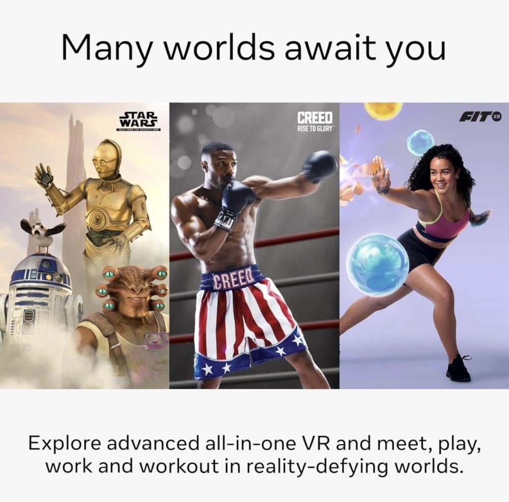 نظارة الواقع الأفتراضي كويست 2 من ميتا