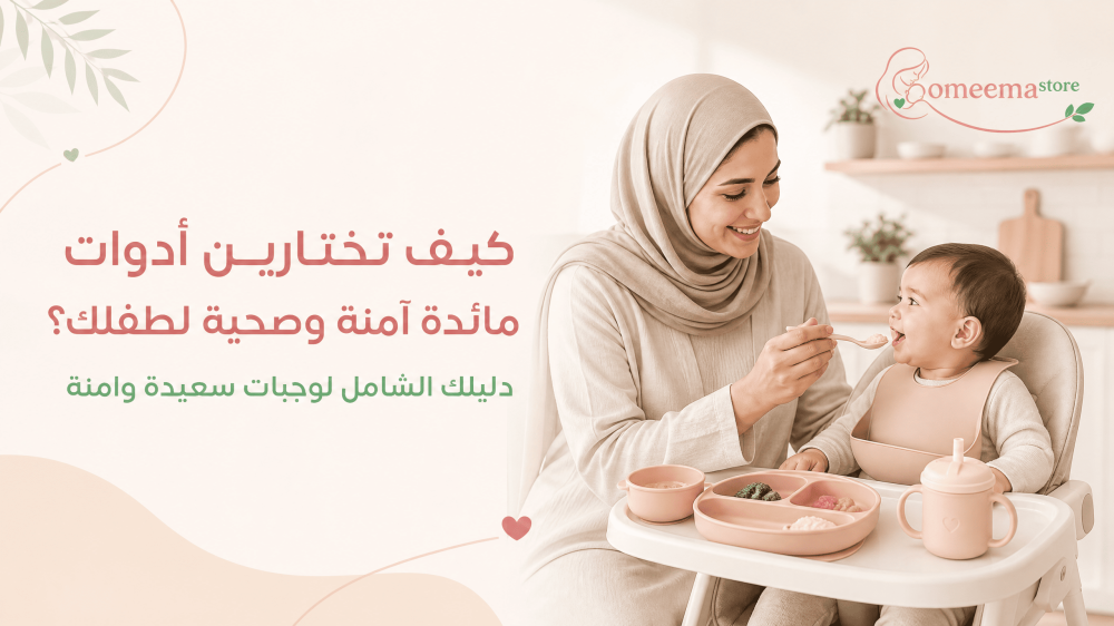 كيف تختارين أدوات مائدة آمنة وصحية لطفلك؟
