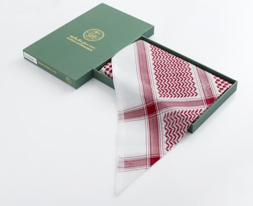 شماغ ختم العطار 26 الاحمر