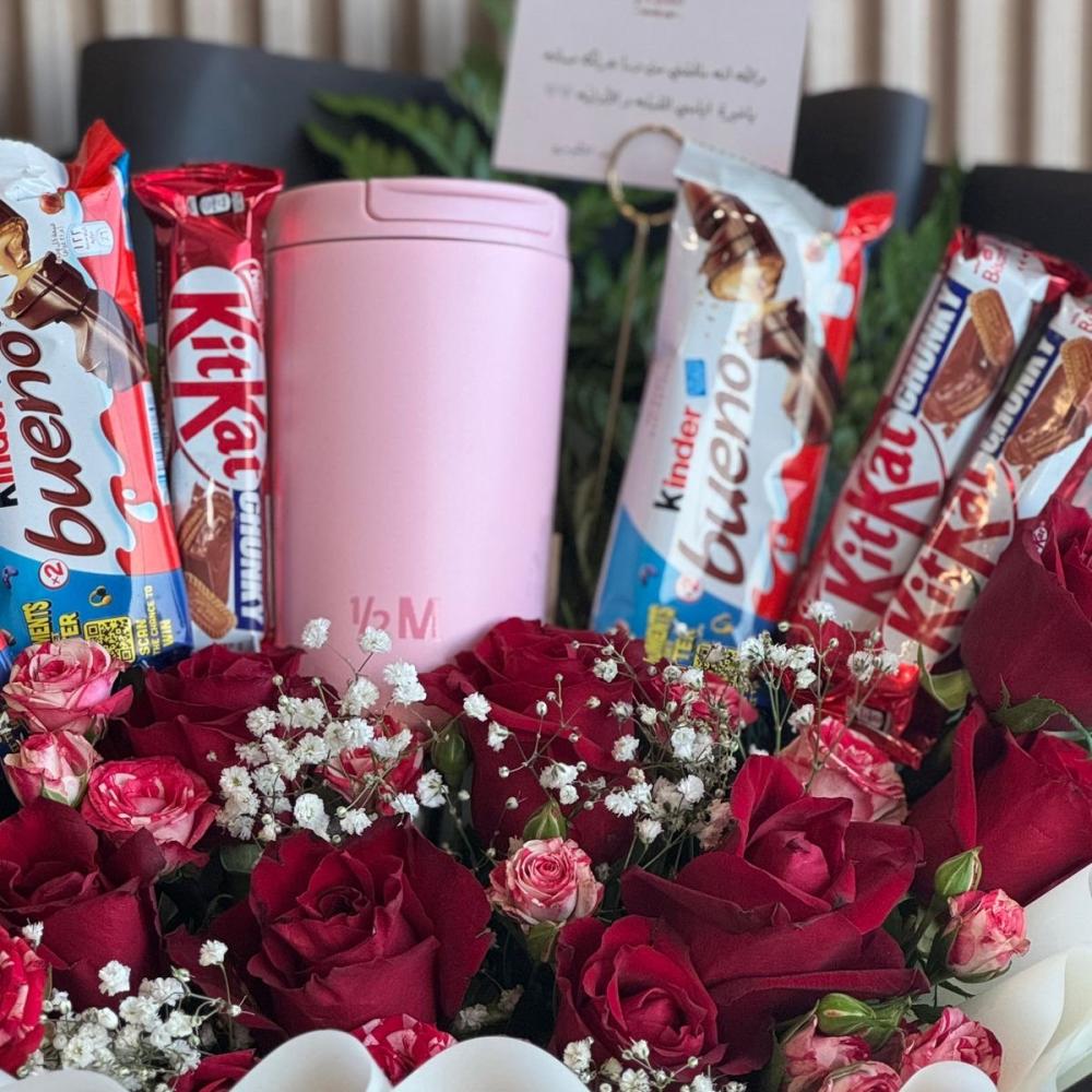 باقة شوكلت كندر مع مق هاف مليون