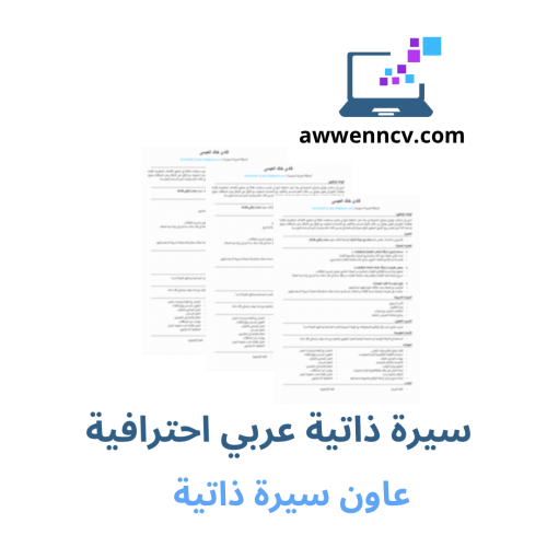 سيرة ذاتية عربي احترافية
