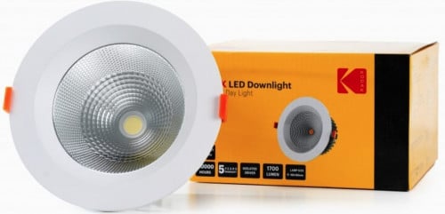 كشاف ليد 40W 220V 20CM  ابيض  COB