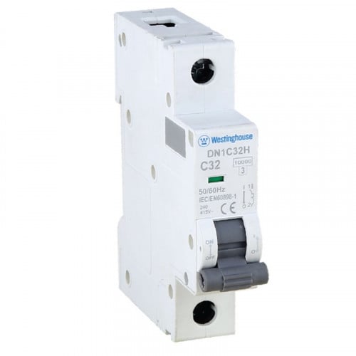 مفتاح طبلون MCB 1P 20A 10KA DIN- Rail Type Westinghouse
