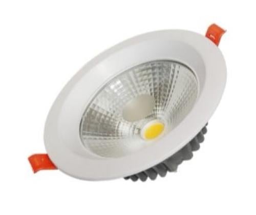 سبوت لايت شفاف ابيض المنيوم MABA 220v 12cm 15w