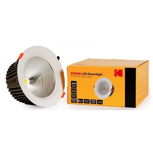 كشاف ليد كوداك 60W 220V 20CM ابيض (COB)