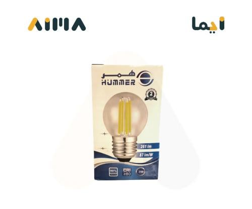 همر لمبة ليد ثلاجة عيدان أصفر E27