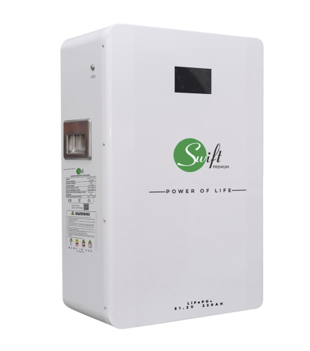 بطارية ليثيوم Swift بقدرة 11.64 كيلو جهد 48 – 57.6V سعة 220Ah