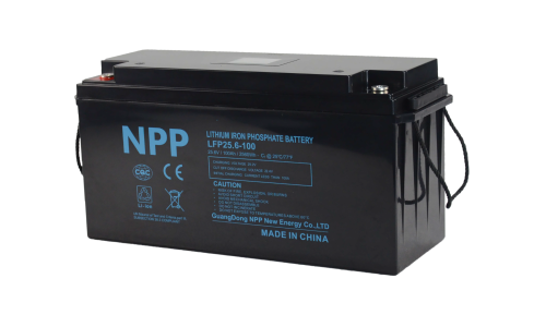 بطارية NPP ليثيوم - 25.6 فولت 100 امبير-ساعة (LiFePO4) — NPP