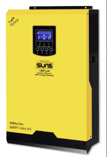 محول 3 كيلو Sun5 هايبرد mppt 100 امبير