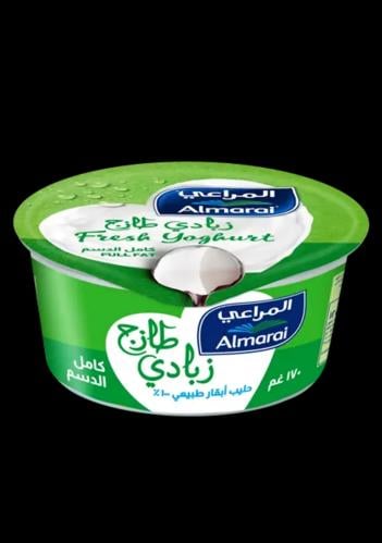 زبادي المراعي كامل الدسم 170جم