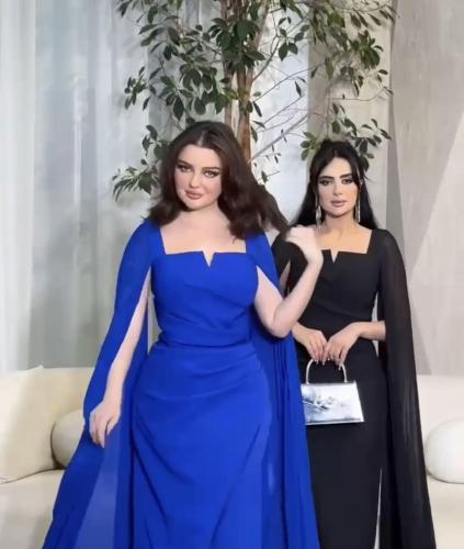 فستان ناعم ازرق