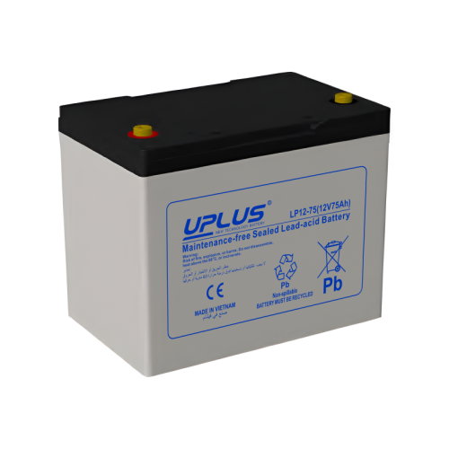 بطارية UPLUS 12V 75Ah AGM متعددة الأغراض