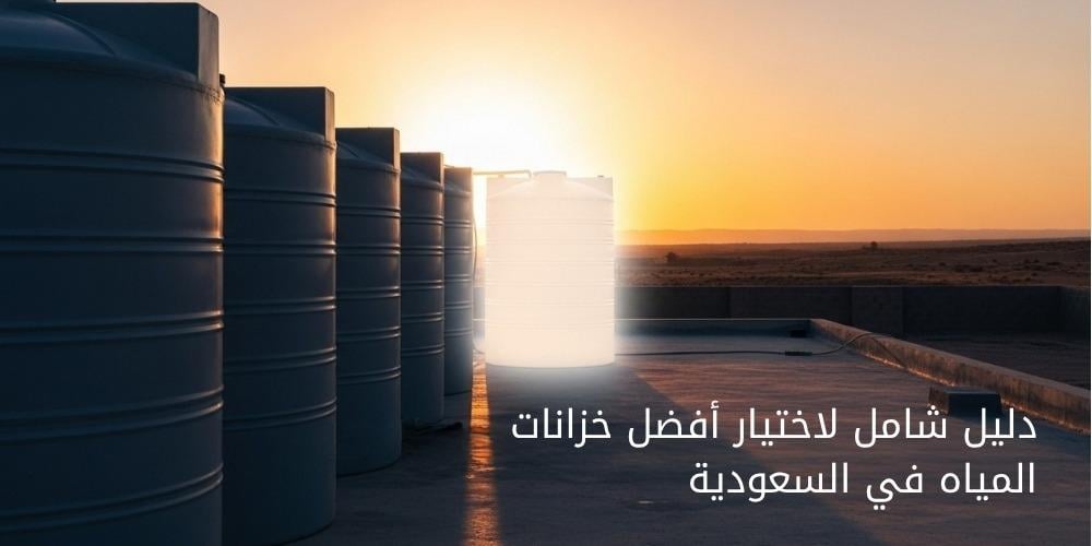 دليل شامل لاختيار أفضل خزانات المياه في السعودية