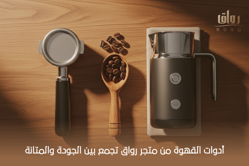 أدوات قهوة مختصة من متجر رواق: جودة ومتانة لتجربة قهوة فريدة.
