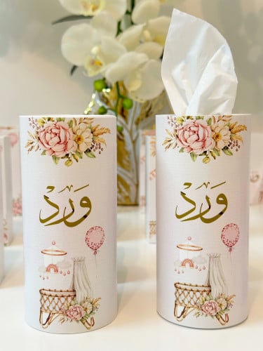 5 مناديل اسطوانية