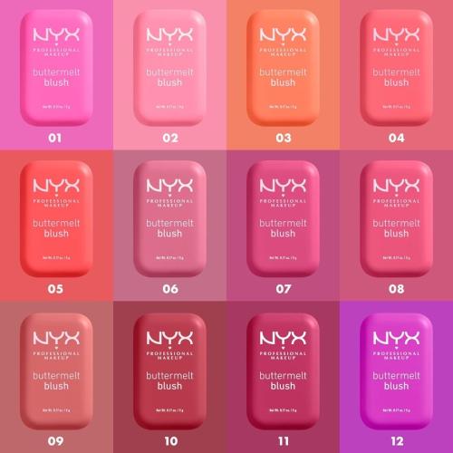 ‏NYX Professional Makeup Buttermelt Blush أحمر خدو...