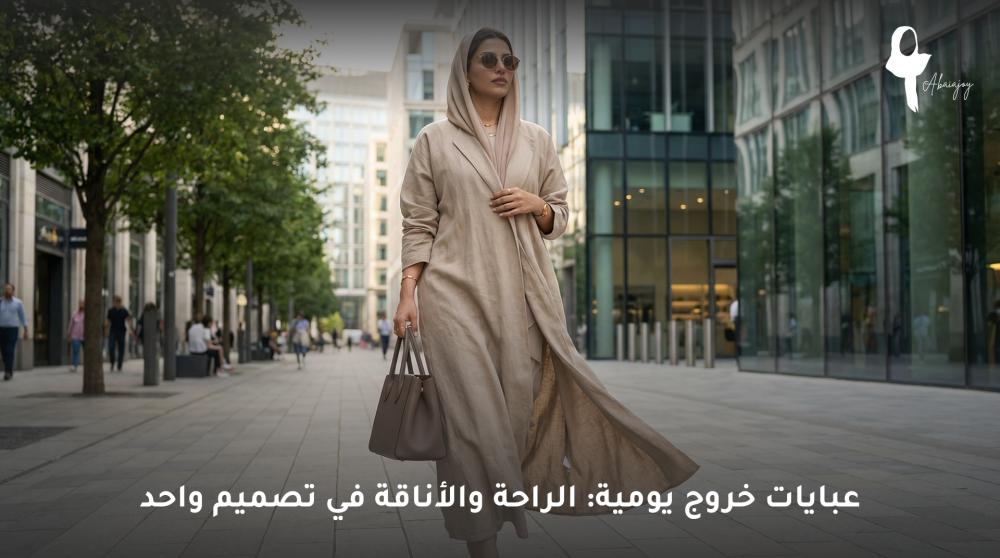 عبايات خروج يومية: الراحة والأناقة في تصميم واحد