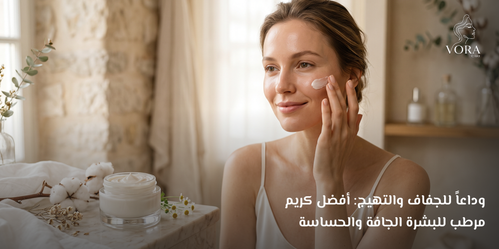 افضل كريم مرطب للبشرة الجافة والحساسة
