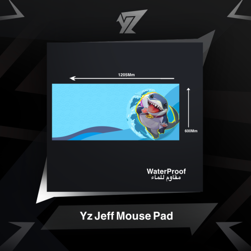 Jeffologist／Under The Lash Of Gravity Jeff the Land Shark Mouse Pad - YZ Store