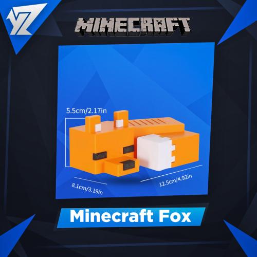 مجسم ثعلب ماين كرافت - Minecraft Fox Figure