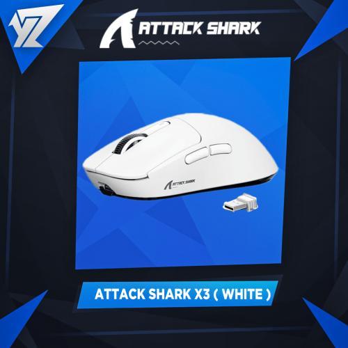 ماوس اتاك شارك اكس 3 ( ابيض ) - Attack Shark X3 Mo...