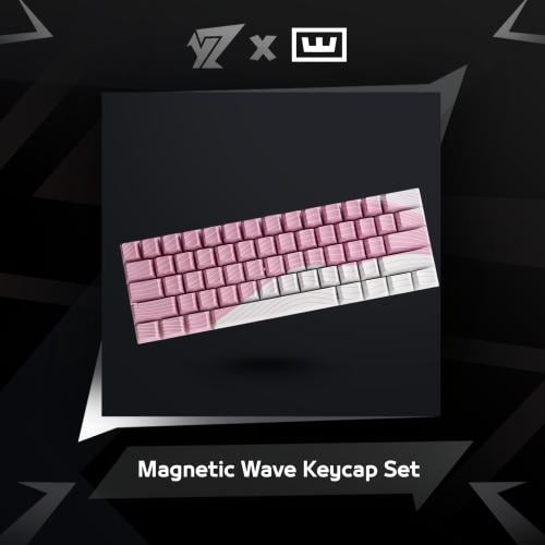 キーボード WOOTING Magnetic Wave Keycap Set Wooting Dye-Sub PBT Keycaps - Fits Wooting 60He, 80He & Most 60