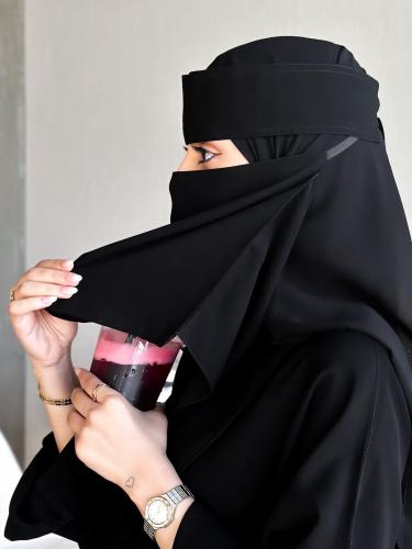 نقاب الأكل مطاط مائل بدون غطاء [ قصير ]