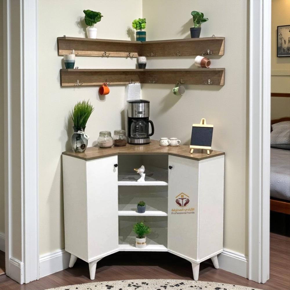 ركن قهوه ابيض