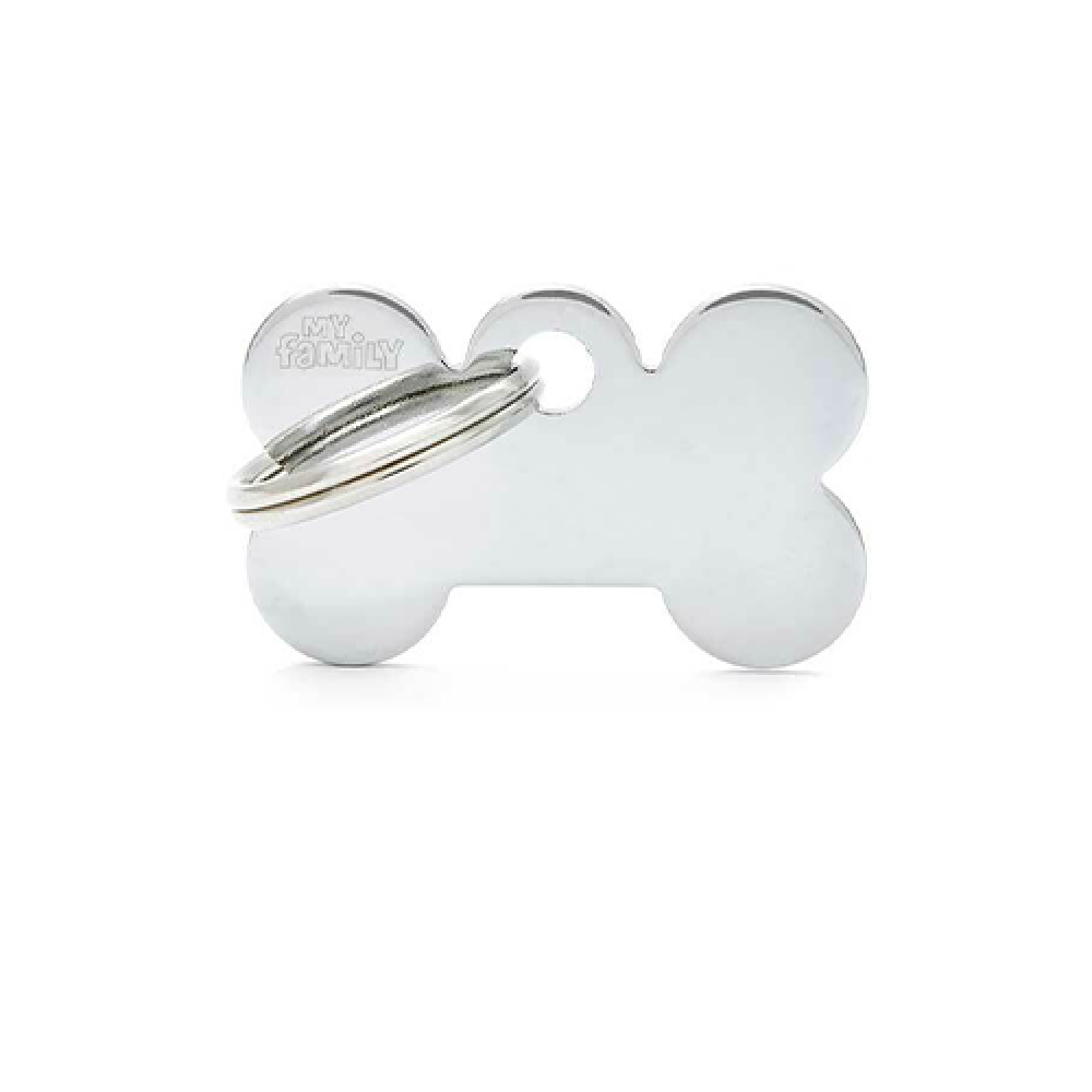 قلادة ماي فاميلي معدنية عظم