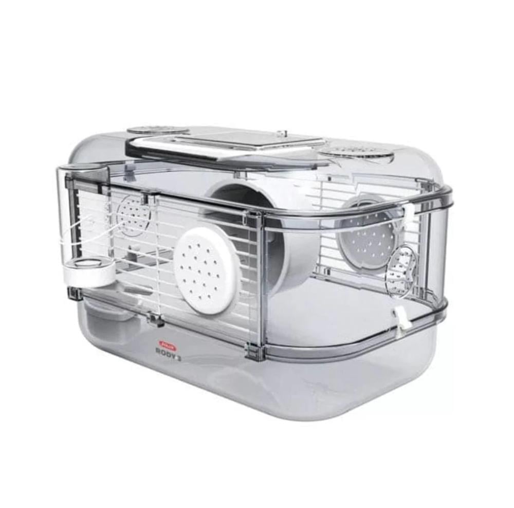 قفص للهامستر والقوارض رودي 3 ميني من زولكس - لون ابيض